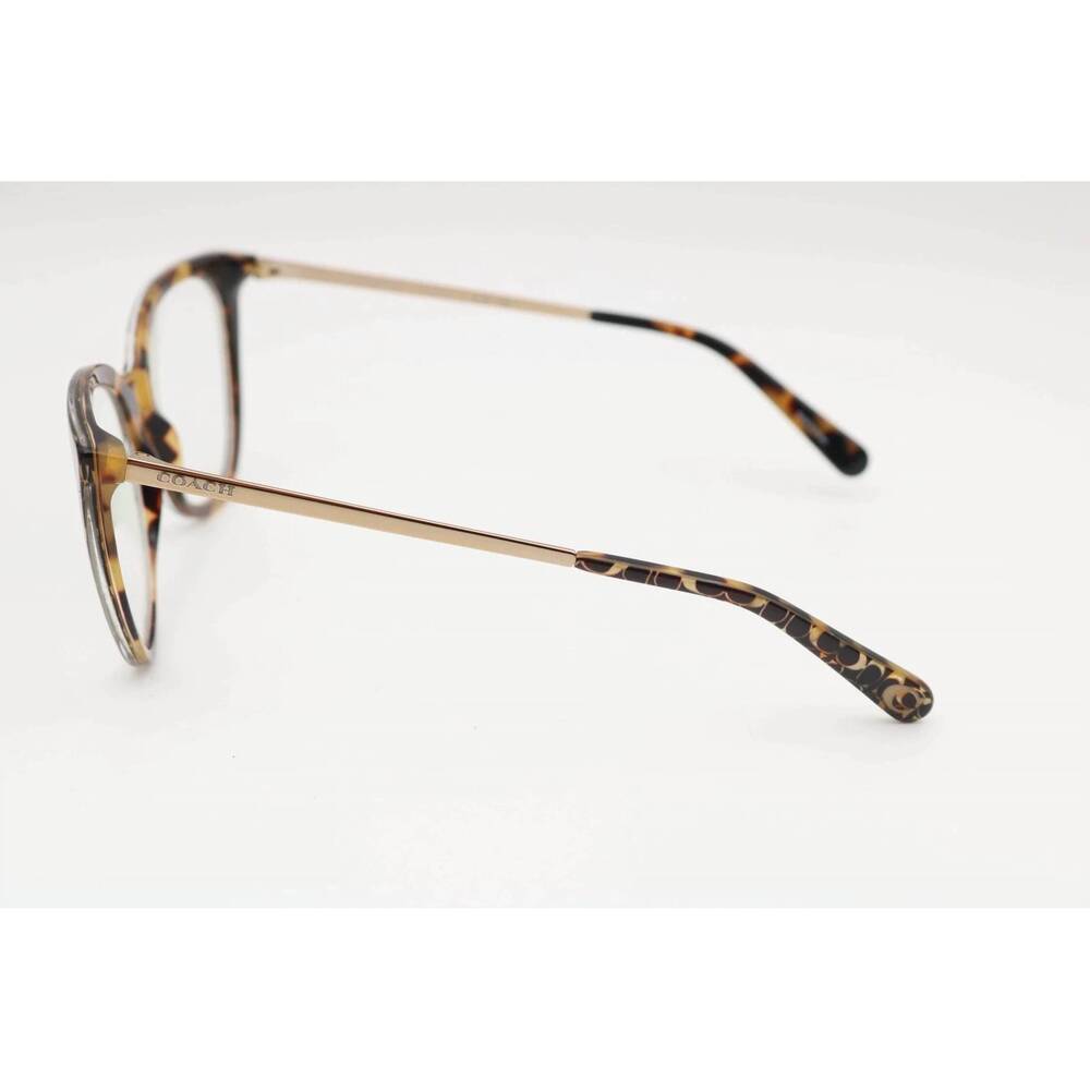 NEW COACH women's hc6125 round eyeglasses in brown gold - Picture 3 of 4
